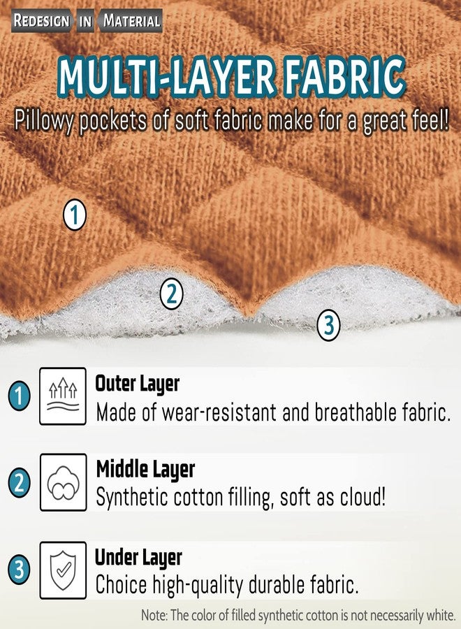 Roytub Stretch Couch Arm Covers, Breathable Armrest Covers for Sofas and Chairs Arm Covers Keep Home Clean, Scratch-Resistant Sofa Arm Covers Protect and Decorate Your Sofa(Large, Khaki, 2PCS) - Image 5